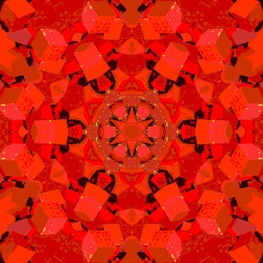 Seamless kaleidoscope wallpaper pattern — Glitch by wallpaper⁶