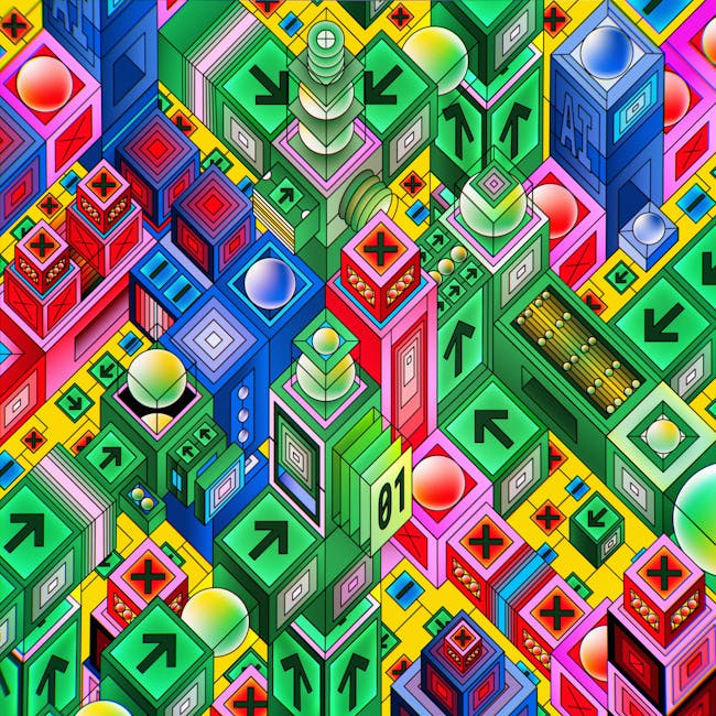A dark, intricate hexagonal pattern of glowing blue and white digital circuitry lines and geometric nodes in Hex symmetry. — base photo: A high-contrast digital rendering of abstract architectural scaffolding and illuminated computer cir