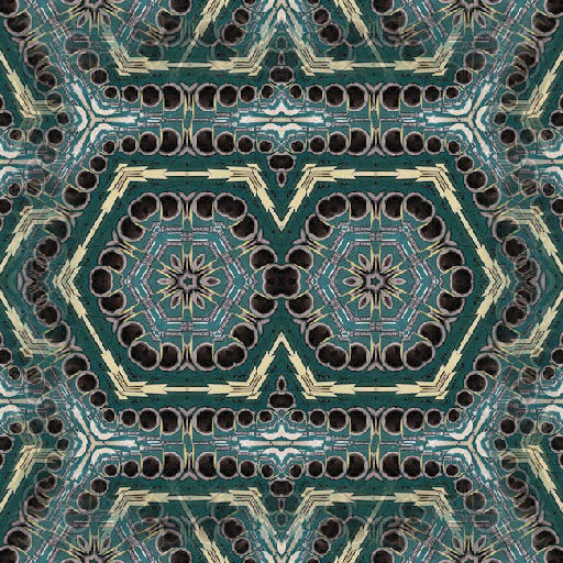A symmetrical blue data network pattern with glowing lines and nodes arranged in a reflective Mirror symmetry layout.