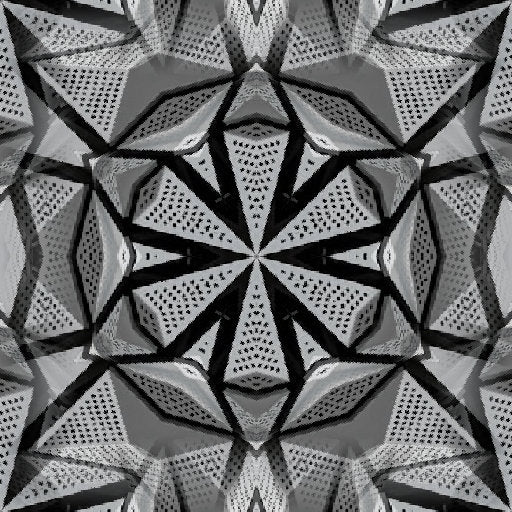 Molecular Physics Kaleidoscope wallpaper pattern