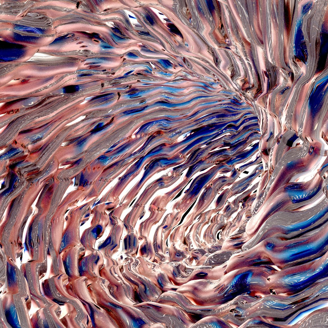 A seamless hexagonal pattern composed of colorful, swirling stained glass textures in a kaleidoscopic Hex symmetry arrangement. — base photo: A high-resolution macro shot by Rick Rothenberg showcasing a dynamic swirl of multicolored glass, ca