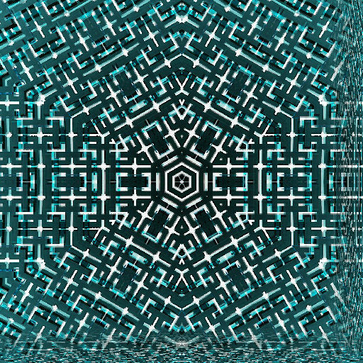 Molecular Physics Kaleidoscope wallpaper pattern