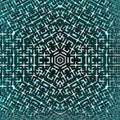 Molecular Physics Kaleidoscope wallpaper pattern