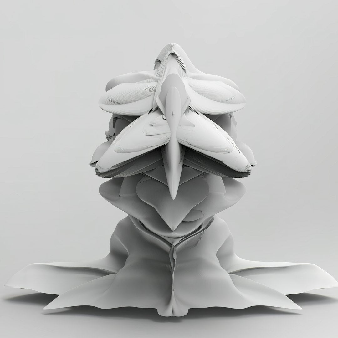 A seamless mirrored pattern of origami folds creating a white and grey geometric diamond lattice with sharp paper creases. — base photo: A high-resolution macro photograph of expertly folded white paper, showcasing sharp creases, geometr