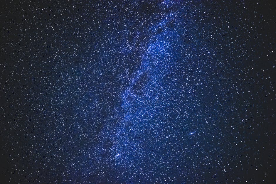 Seamless mirror wallpaper pattern — Astronomy by wallpaper⁶ — base photo: A stunning view of the starry night sky showcasing the Milky Way galaxy in vivid detail.