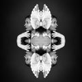 Seamless mirror wallpaper pattern — Origami by wallpaper⁶