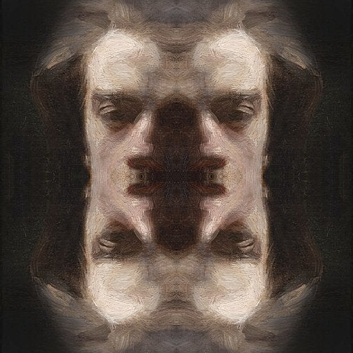 Portraits Mirror wallpaper pattern
