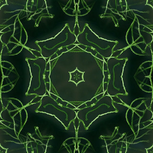 Botanics Kaleidoscope wallpaper pattern