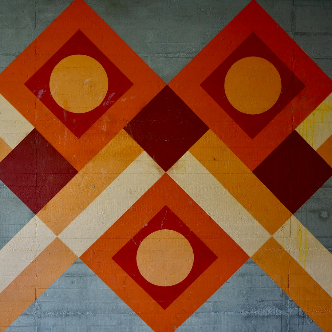 wallpaper⁶ — seamless diamond pattern from bauhaus — base photo: Base photograph selected from the Bauhaus collection for the search "Bauhaus".