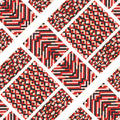 A repeating geometric pattern inspired by data visualization infographics, arranged in a diamond symmetry mode on a wallpaper.