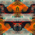 AI Art Brick wallpaper pattern