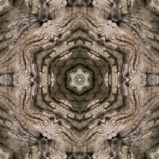 Topology Kaleidoscope wallpaper pattern