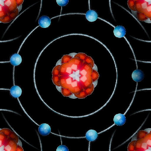 WALLPAPER⁶ — seamless hex pattern from molecular orbital, Molecular Physics