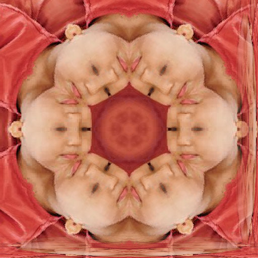 Seamless kaleidoscope wallpaper pattern — Arithmetic by wallpaper⁶