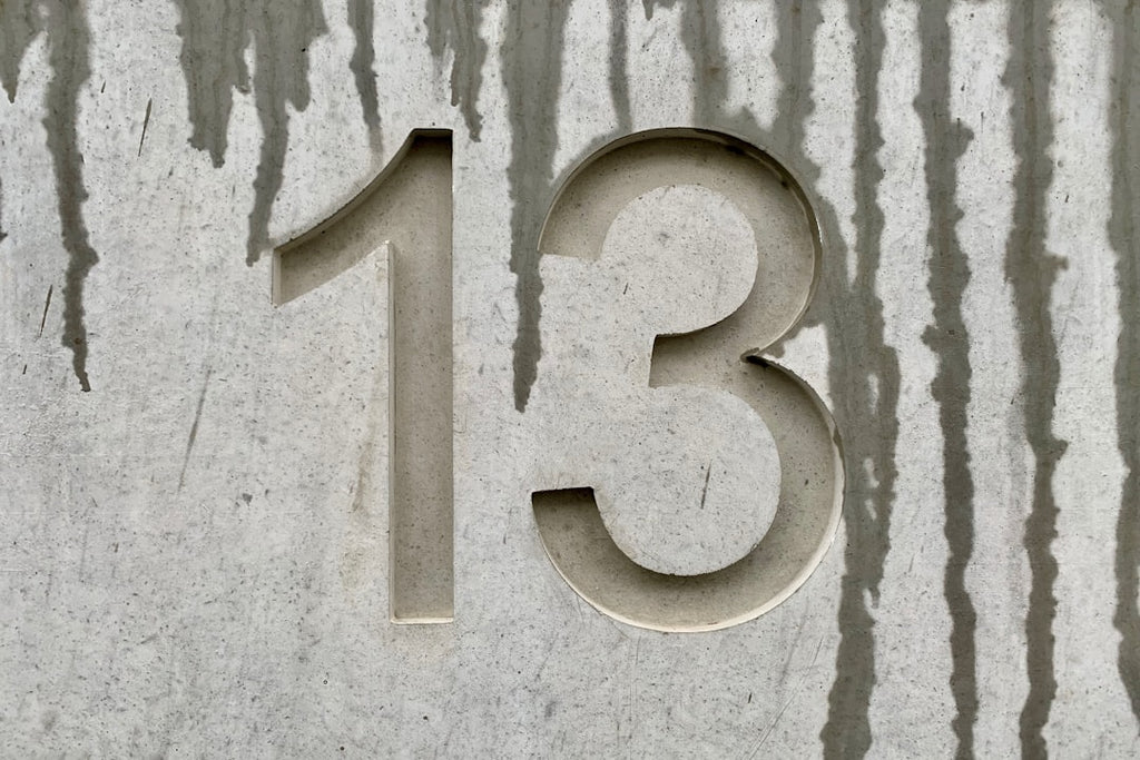 Seamless hex wallpaper pattern — Arithmetic by wallpaper⁶ — base photo: a 13 after the rain