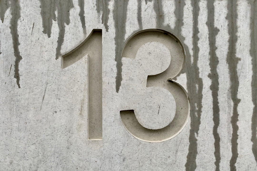 Seamless hex wallpaper pattern — Arithmetic by wallpaper⁶ — base photo: a 13 after the rain