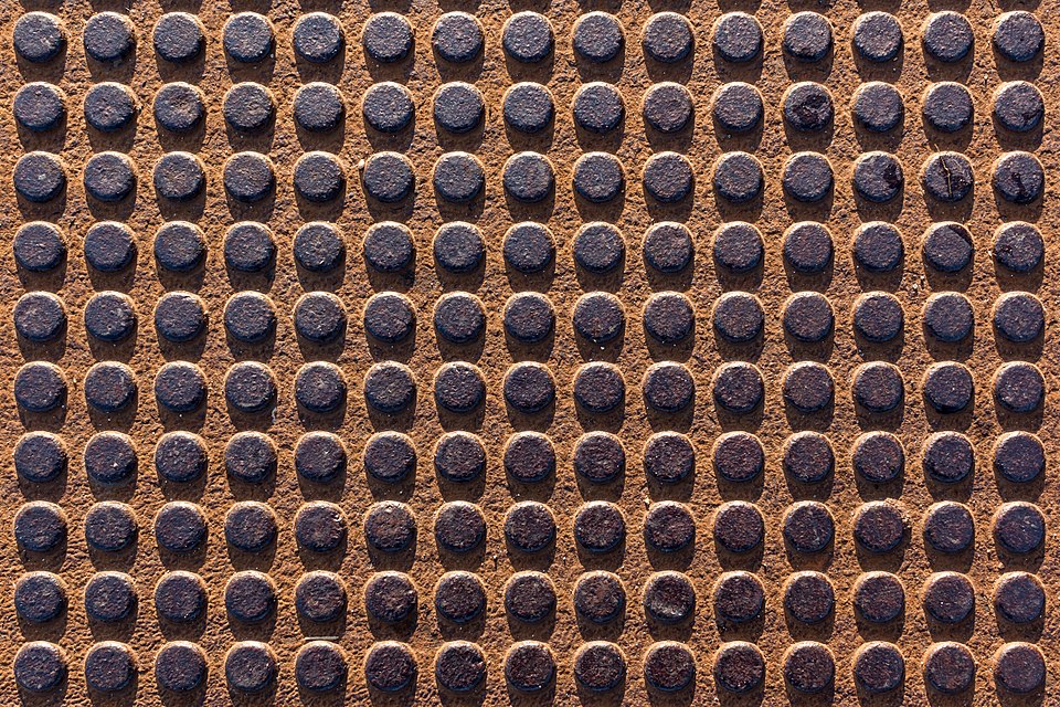 AI Art Diamond wallpaper pattern — base photo: Sheet metal at Nyhavn, Copenhagen, Denmark