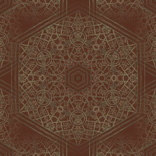 Seamless kaleidoscope wallpaper pattern — Stained Glass by wallpaper⁶