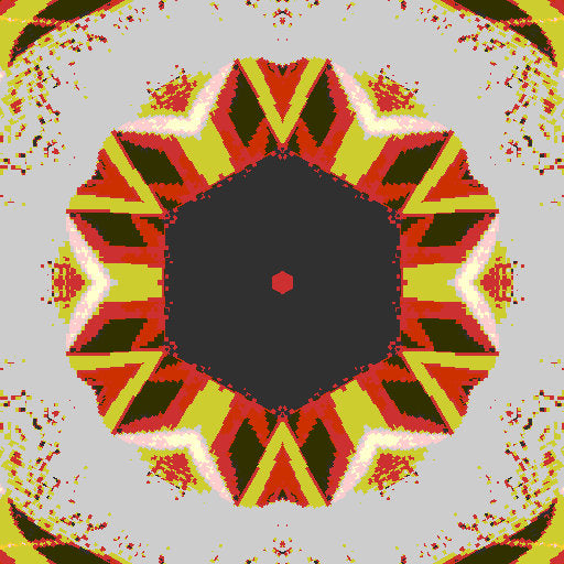 Seamless kaleidoscope wallpaper pattern — Arithmetic by wallpaper⁶