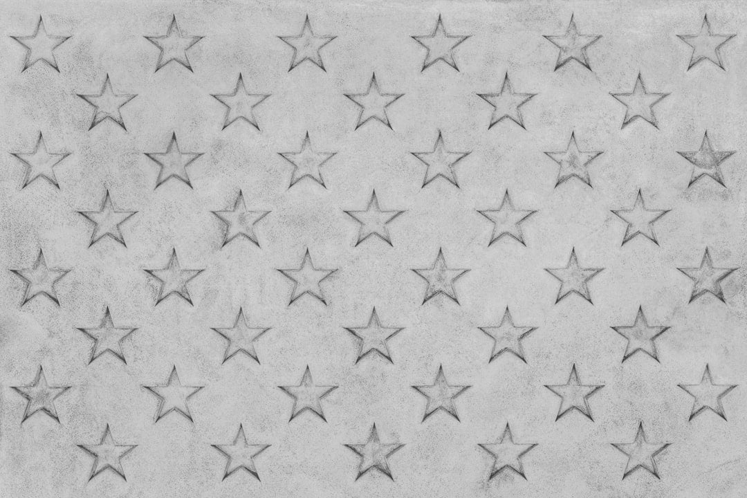 Seamless kaleidoscope wallpaper pattern — Origami by wallpaper⁶ — base photo: Black and White Stars Background
