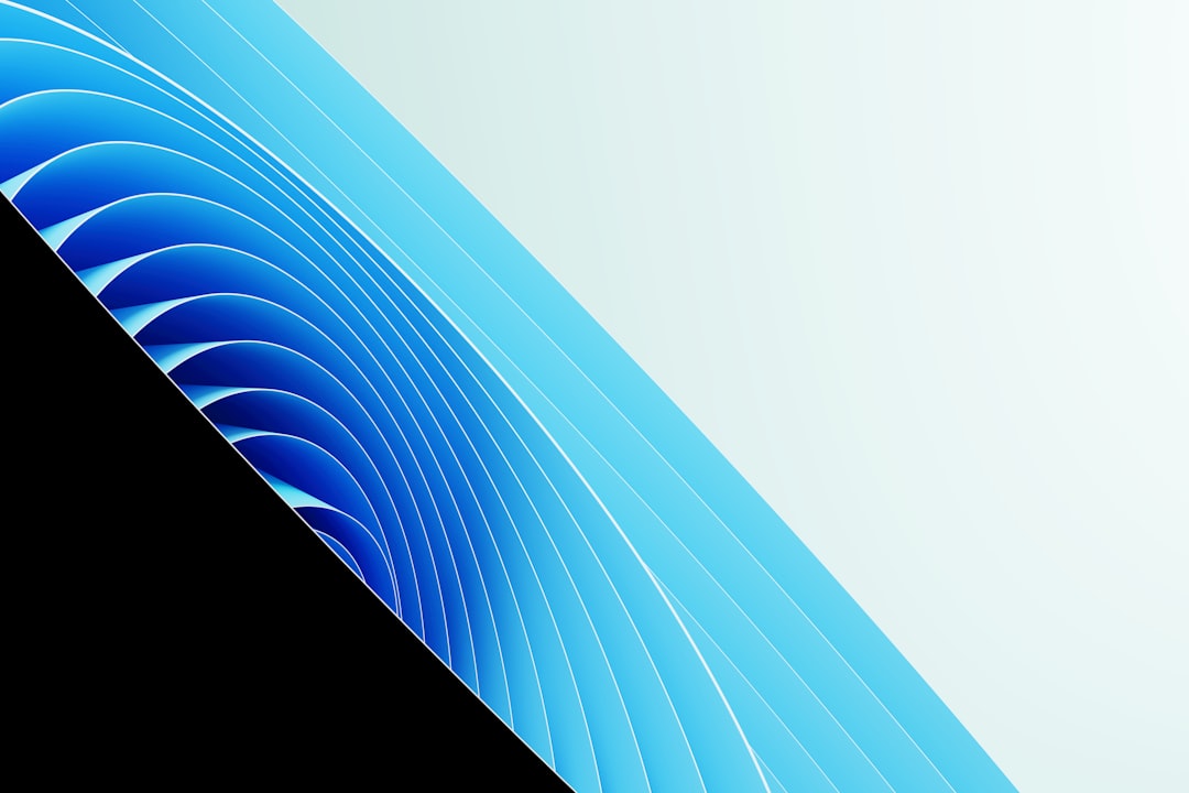 Seamless diamond wallpaper pattern — Origami by wallpaper⁶ — base photo: Abstract blue and white layered shapes with black edge
