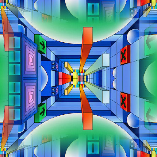 Seamless horizontal strip wallpaper pattern — Glitch by wallpaper⁶