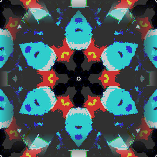 Seamless kaleidoscope wallpaper pattern — Medicine by wallpaper⁶