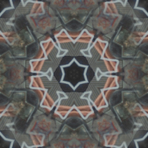 Seamless kaleidoscope wallpaper pattern — Origami by wallpaper⁶