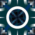 Seamless rotation wallpaper pattern — Cosmology by wallpaper⁶