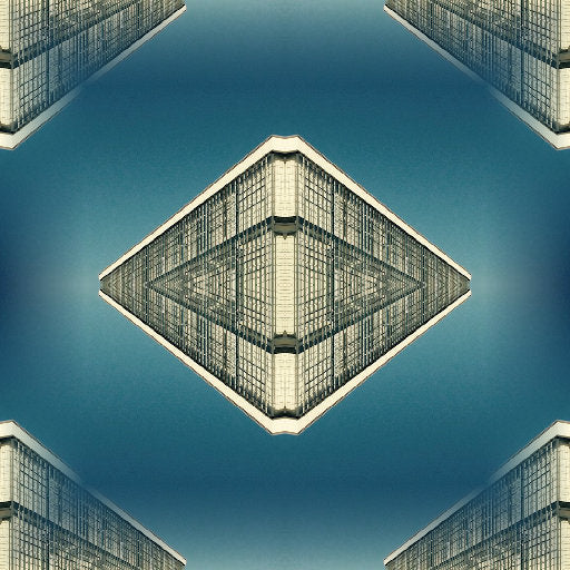 wallpaper⁶ — seamless mirror4 pattern from bauhaus