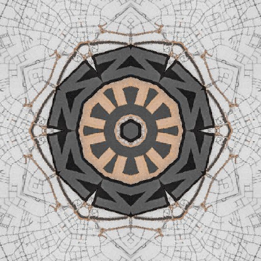 Seamless kaleidoscope wallpaper pattern — Geometry by wallpaper⁶