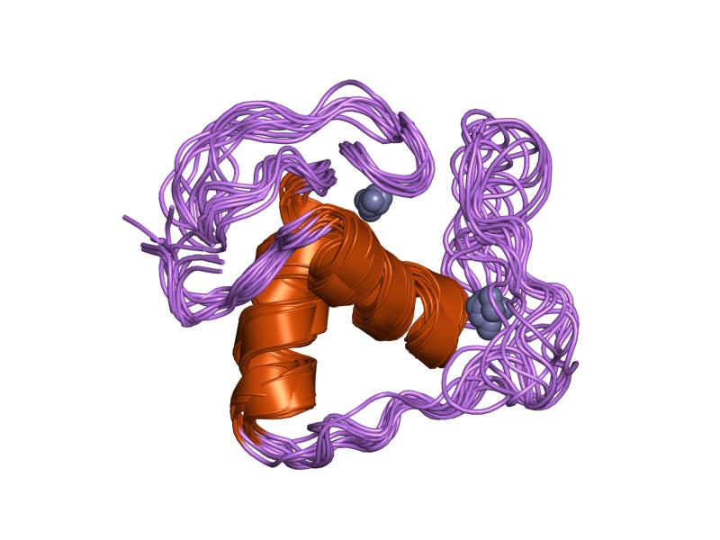 Seamless mirror wallpaper pattern — Biochemistry by wallpaper⁶ — base photo: File:PDB 1rgd EBI.jpg