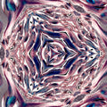 A seamless hexagonal pattern composed of colorful, swirling stained glass textures in a kaleidoscopic Hex symmetry arrangement.