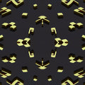Seamless mirror wallpaper pattern — Arithmetic by wallpaper⁶