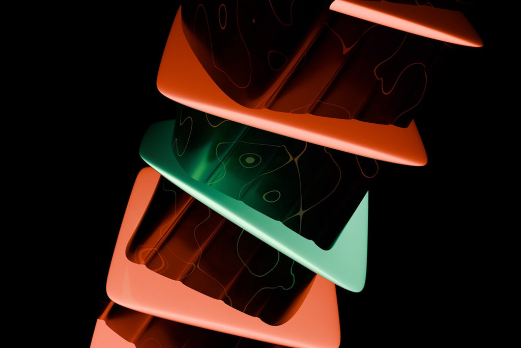 3D Rotation wallpaper pattern — base photo: 3D render