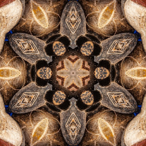 Portraits Kaleidoscope wallpaper pattern