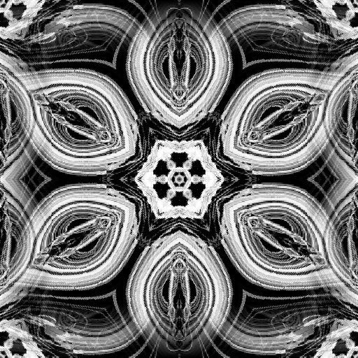 Abstract ink splash in a kaleidoscope pattern, a mesmerizing radial design on wallpaper⁶ self-adhesive wallpaper.