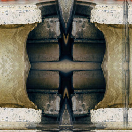 Seamless mirror wallpaper pattern — Calligraphy by wallpaper⁶