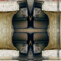 Seamless mirror wallpaper pattern — Calligraphy by wallpaper⁶