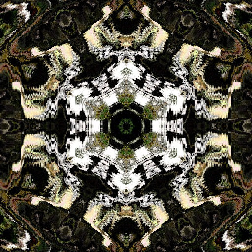 Seamless kaleidoscope wallpaper pattern — Glitch by wallpaper⁶