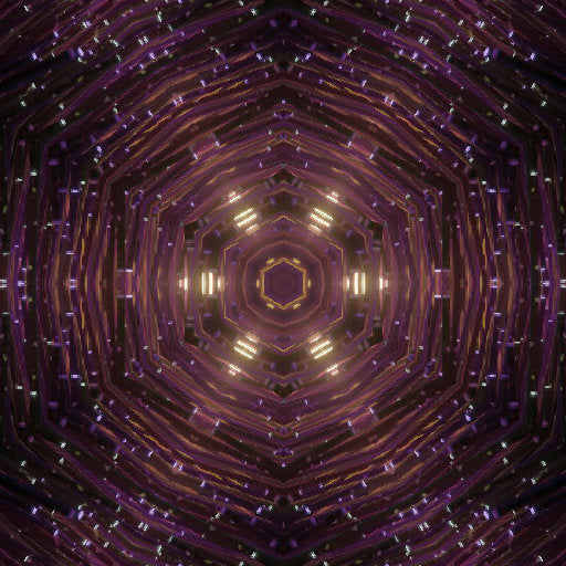 3D Kaleidoscope wallpaper pattern