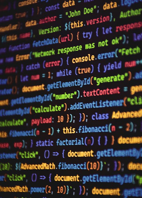 Algorithms Rotation wallpaper pattern — base photo: Close-up of vibrant colored JavaScript code showing functions and syntax on a dark screen.