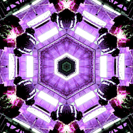 Seamless kaleidoscope wallpaper pattern — Biochemistry by wallpaper⁶