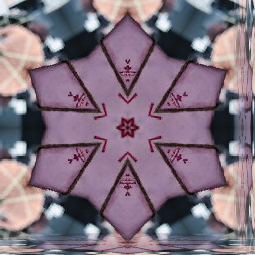 Seamless kaleidoscope wallpaper pattern — Origami by wallpaper⁶