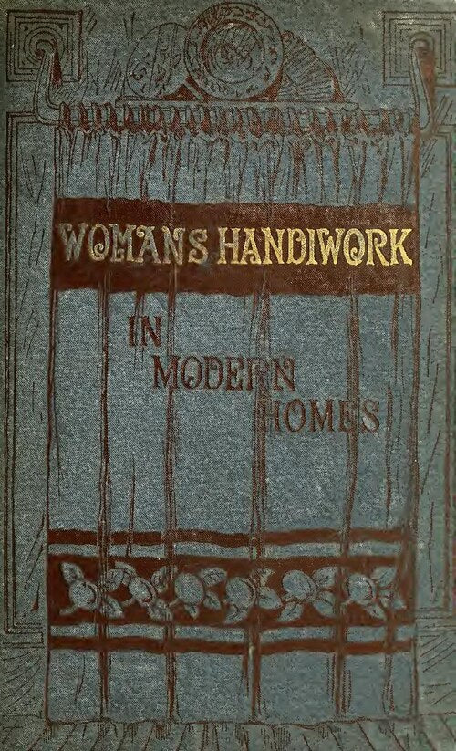 Seamless pinwheel wallpaper pattern — Stained Glass by wallpaper⁶ — base photo: File:Woman’s handiwork in modern homes, by Constance Cary Harrison; with numerous illustrations and 