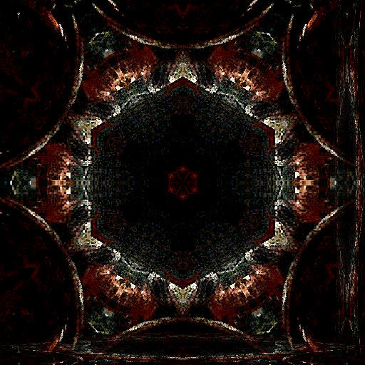 Seamless kaleidoscope wallpaper pattern — Arithmetic by wallpaper⁶