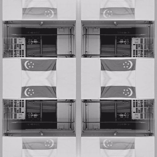 Seamless mirror wallpaper pattern — Geometry by wallpaper⁶