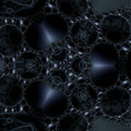 WALLPAPER⁶ — seamless hex pattern from matrix mathematics, Algebra