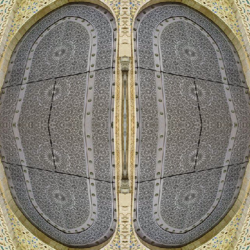 Seamless mirror wallpaper pattern — Geometry by wallpaper⁶