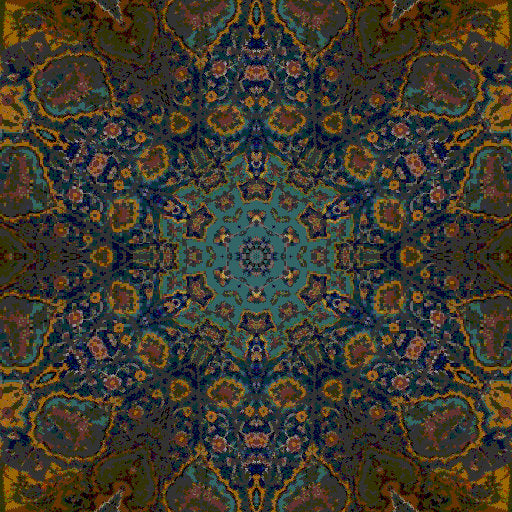 Seamless kaleidoscope wallpaper pattern — Calligraphy by wallpaper⁶